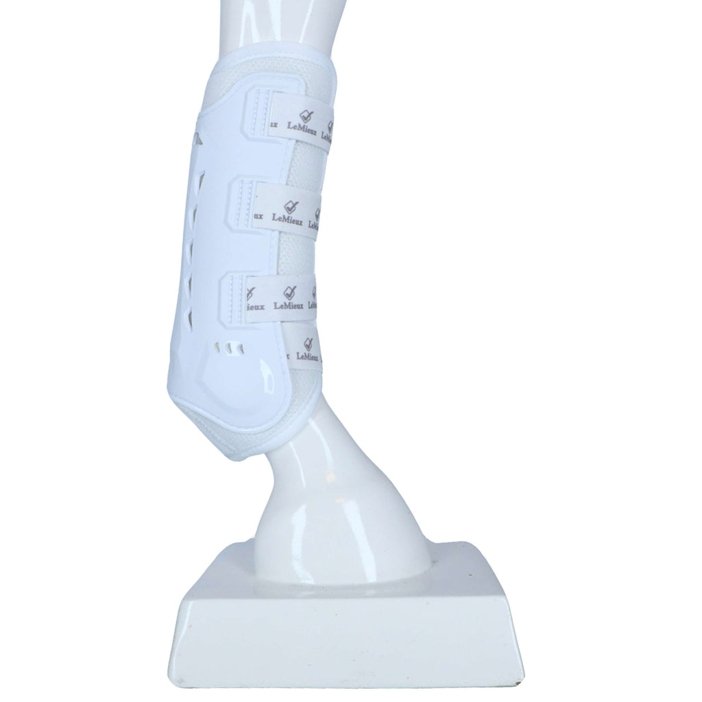 LeMieux Protectores de piernas Snug Boots Ultramesh Blanco