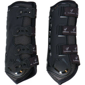 LeMieux Protectores de piernas Snug Boots Ultramesh Negro