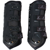 LeMieux Protectores de piernas Snug Boots Ultramesh Negro