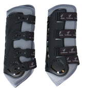 LeMieux Protectores de piernas Snug Boots Ultramesh Gris