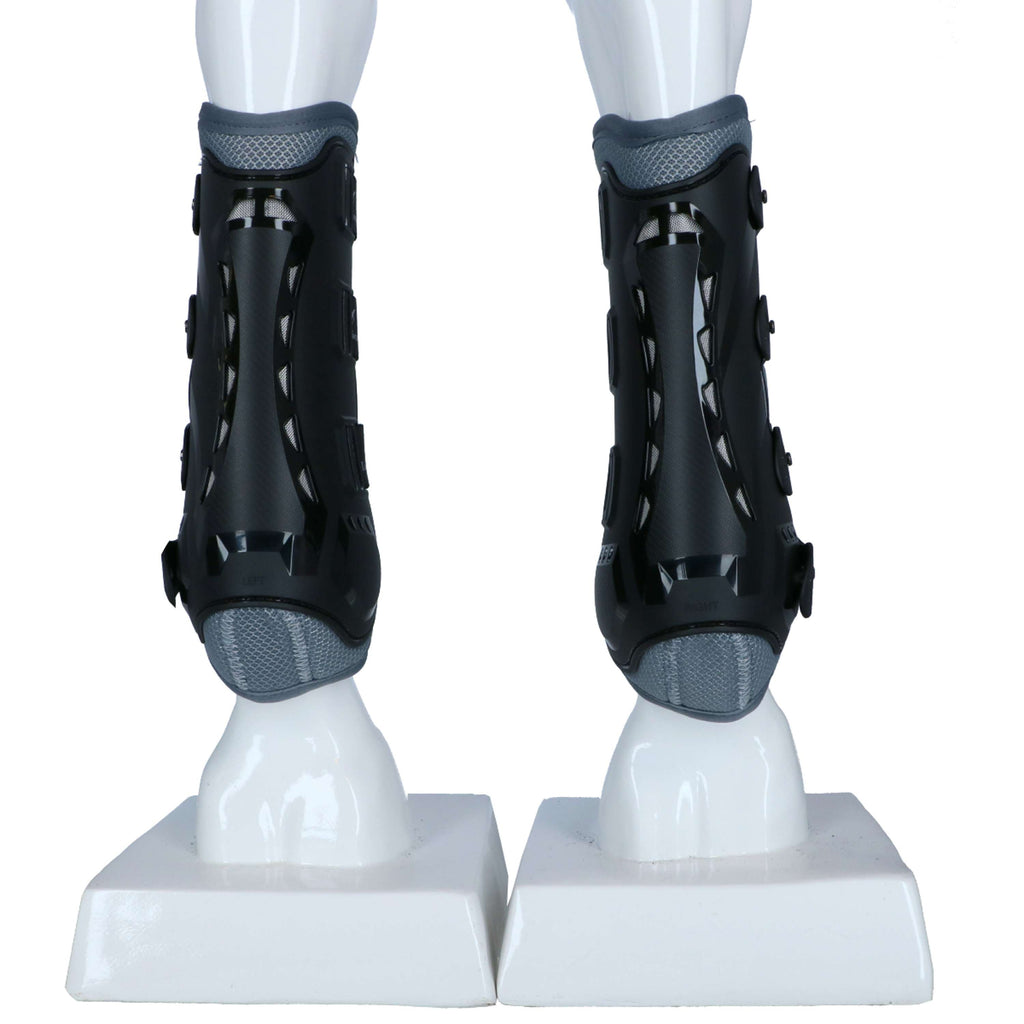 LeMieux Protectores de piernas Snug Boots Ultramesh Gris