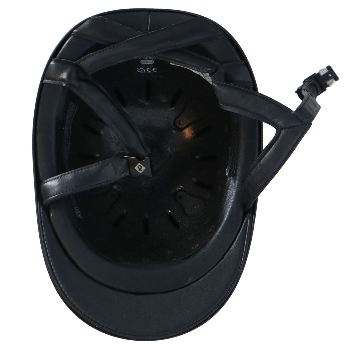 Charles Owen Casco Halo Negro/Oro rosa