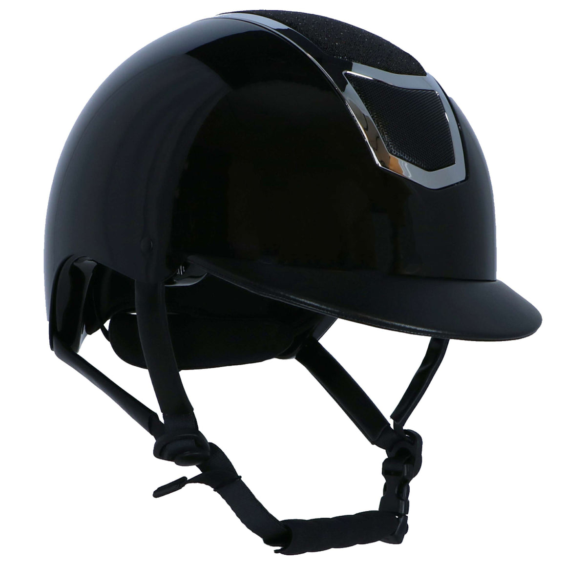 Harry's Horse Casco de Seguridad Matterhorn Sparkle Negro/Plata