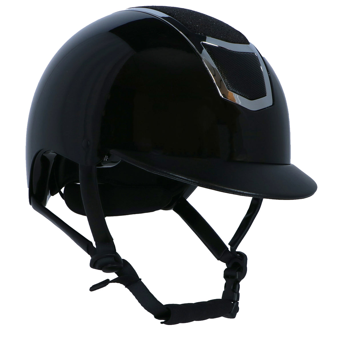 Harry's Horse Casco de Seguridad Matterhorn Sparkle Negro/Plata