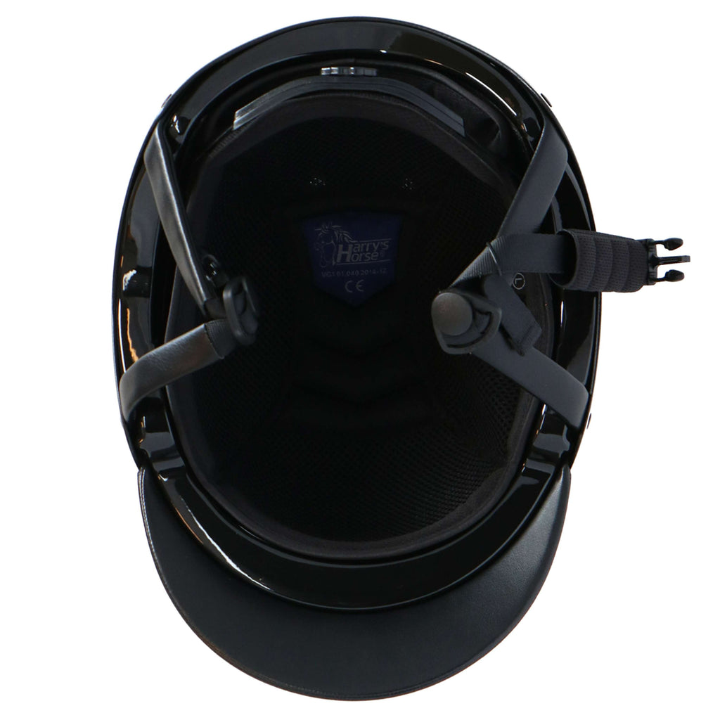 Harry's Horse Casco de Seguridad Matterhorn Sparkle Negro/Plata