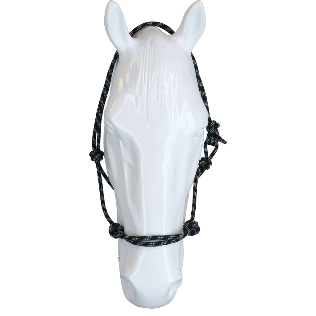 Kerbl Cabestro de Cuerda Negro Gris
