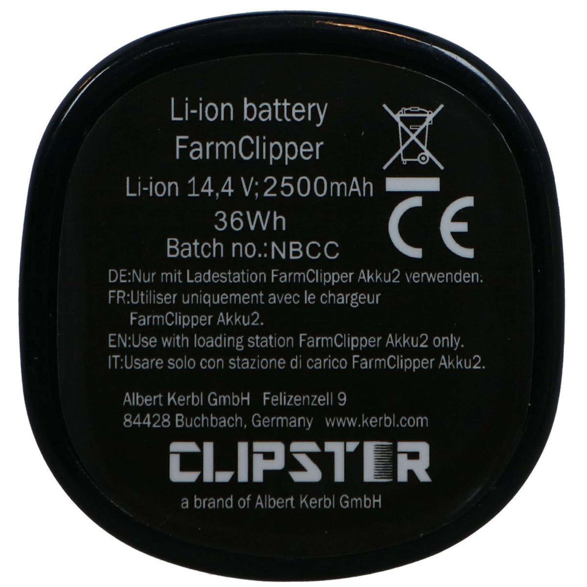 Kerbl Batería de Reserva FarmClipper 14,4V