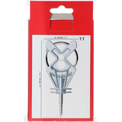 Kerbl Aislador de Puerta X³ Ampolla Galvanizada Negro