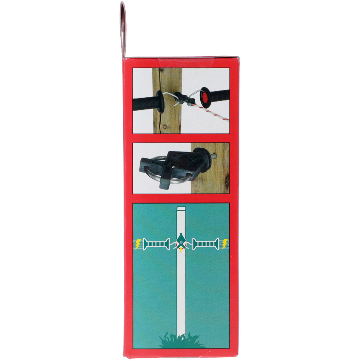 Kerbl Aislador de Puerta X³ Ampolla Galvanizada Negro