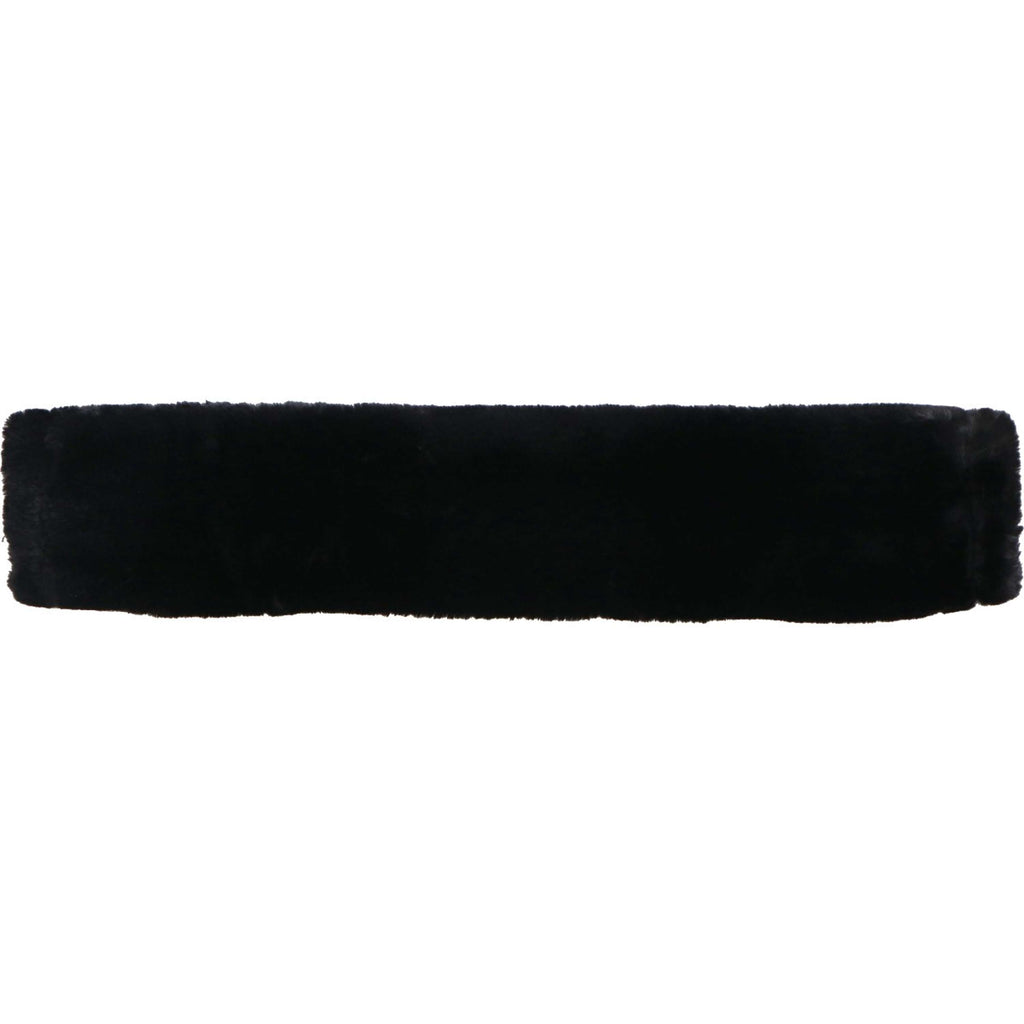 EQUITHÈME Cubierta de Piel para Cincha Teddy Negro