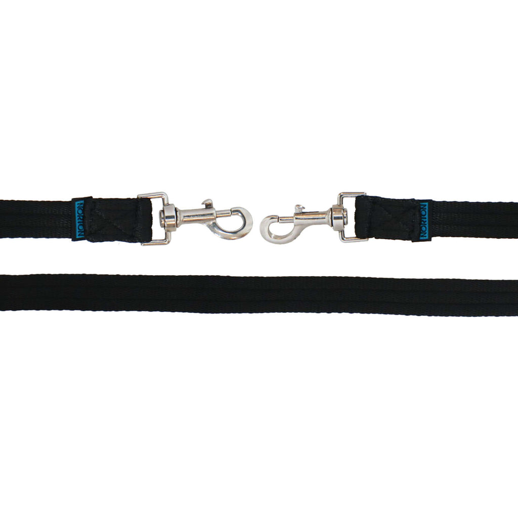 Norton Riendas acolchadas Club Negro