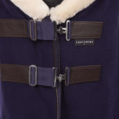 EQUITHÈME Manta de Forro Polar Teddy Navy