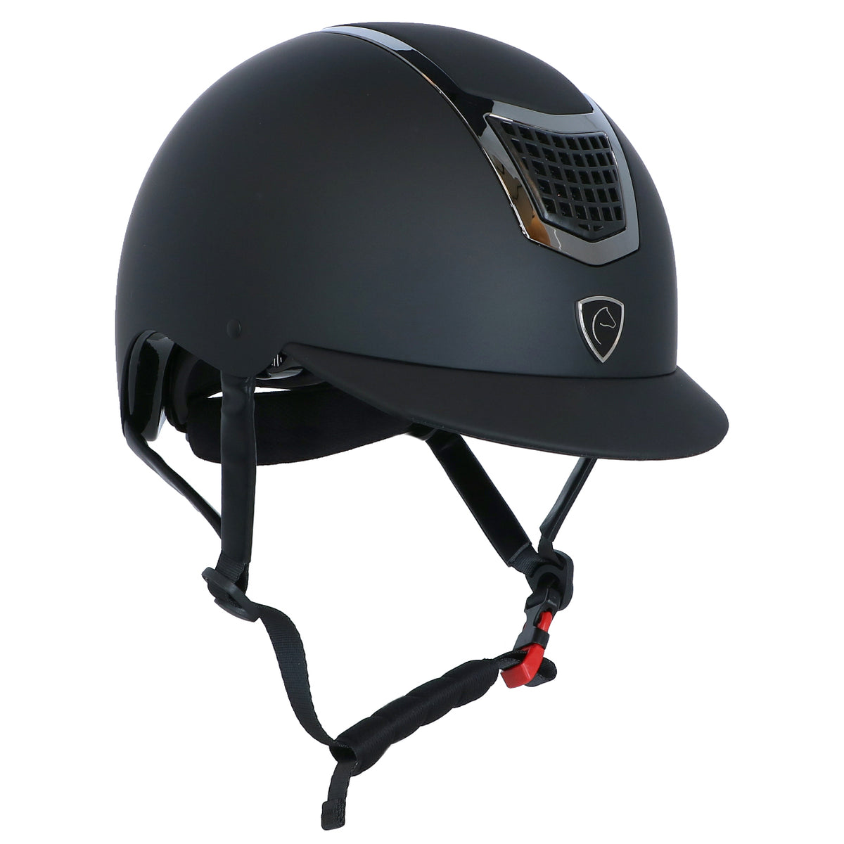 EQUITHÈME Casco Airy Negro/Plata
