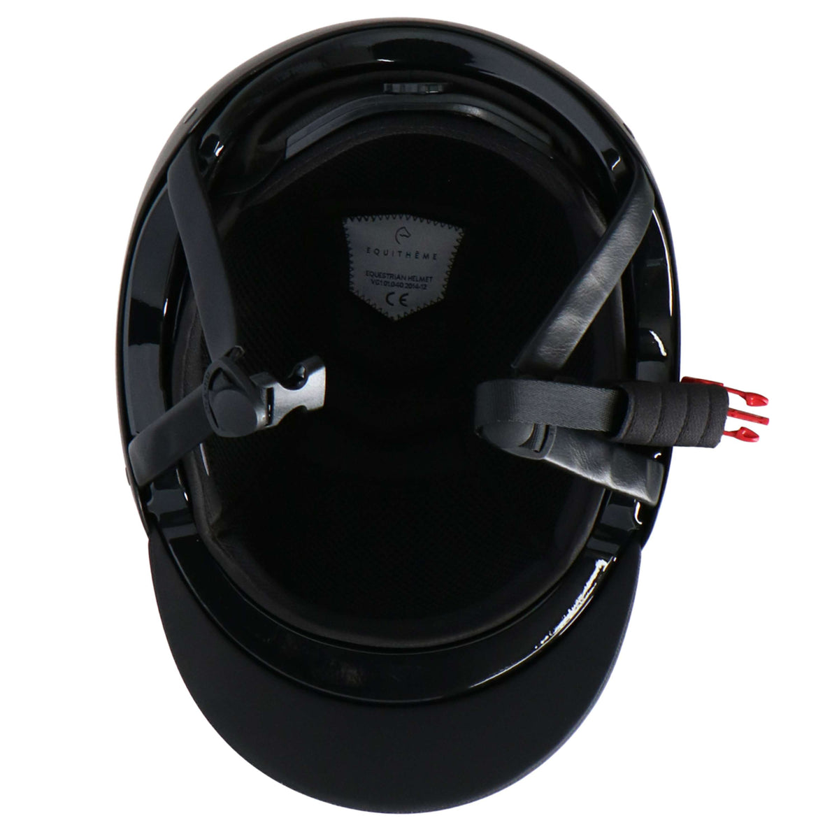 EQUITHÈME Casco Airy Negro/Plata