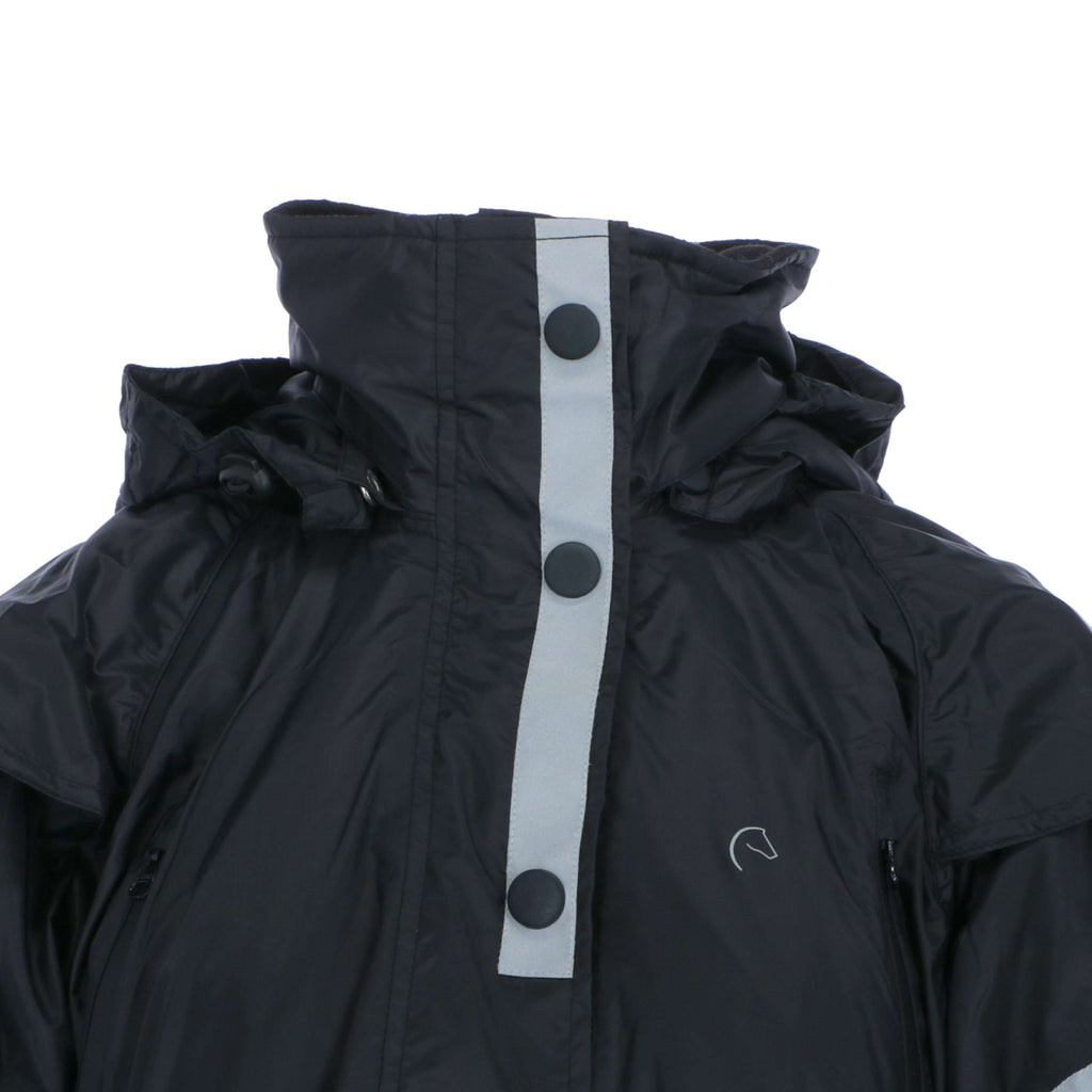 EQUITHÈME Abrigo de lluvia Ridercoat Negro