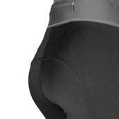 EQUITHÈME Legging de Equitación Tea Pull-On Rodilleras de Silicona Negro/Kaki