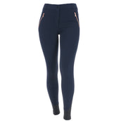 EQUITHÈME Pantalón de Equitación Kenya Rodilleras de Silicona Azul Marino