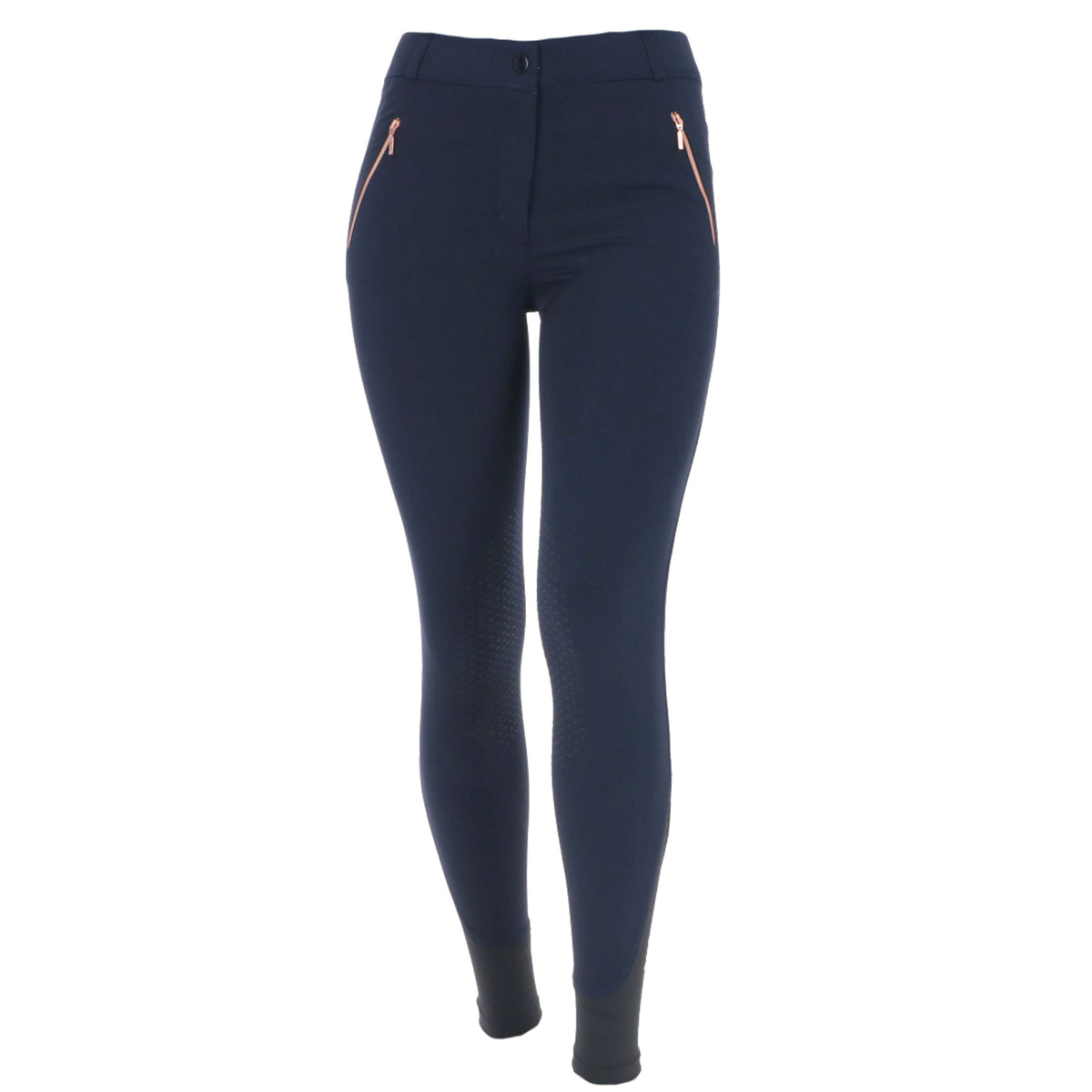 EQUITHÈME Pantalón de Equitación Kenya Rodilleras de Silicona Azul Marino
