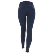 EQUITHÈME Pantalón de Equitación Kenya Rodilleras de Silicona Azul Marino