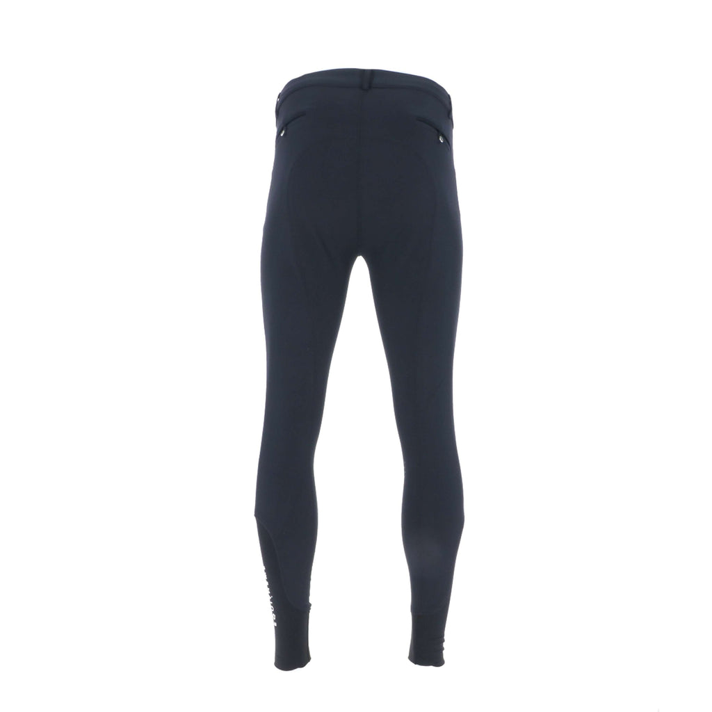 EQUITHÈME Pantalón de Equitación Georg Rodilleras de Silicona Hombre Negro