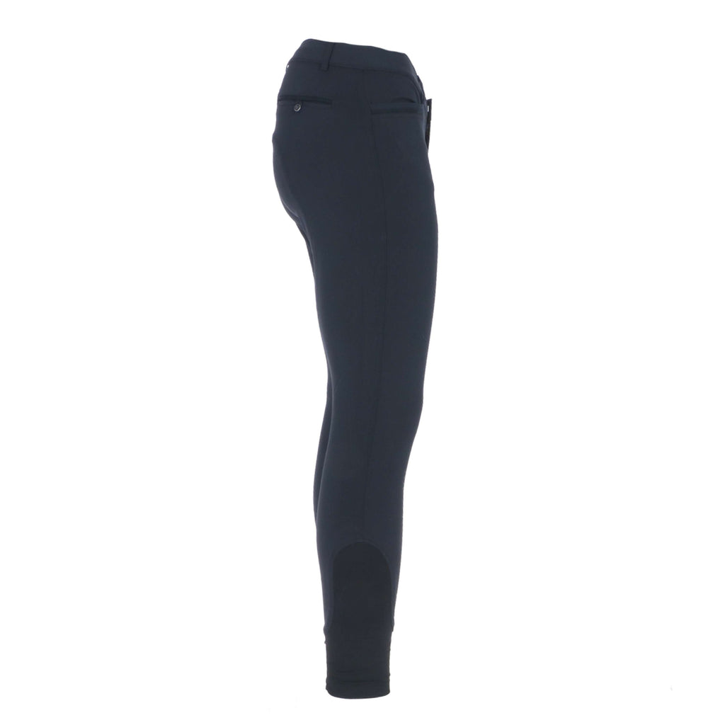 EQUITHÈME Pantalón de Equitación Georg Rodilleras de Silicona Hombre Negro