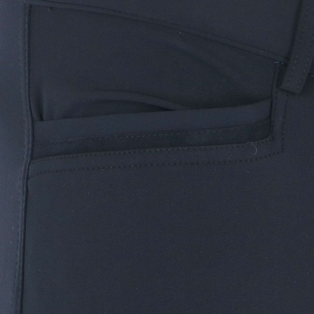 EQUITHÈME Pantalón de Equitación Georg Rodilleras de Silicona Hombre Negro