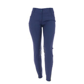 EQUITHÈME Pantalón de Equitación Bella Push-Up Rodilleras de Silicona Azul Marino