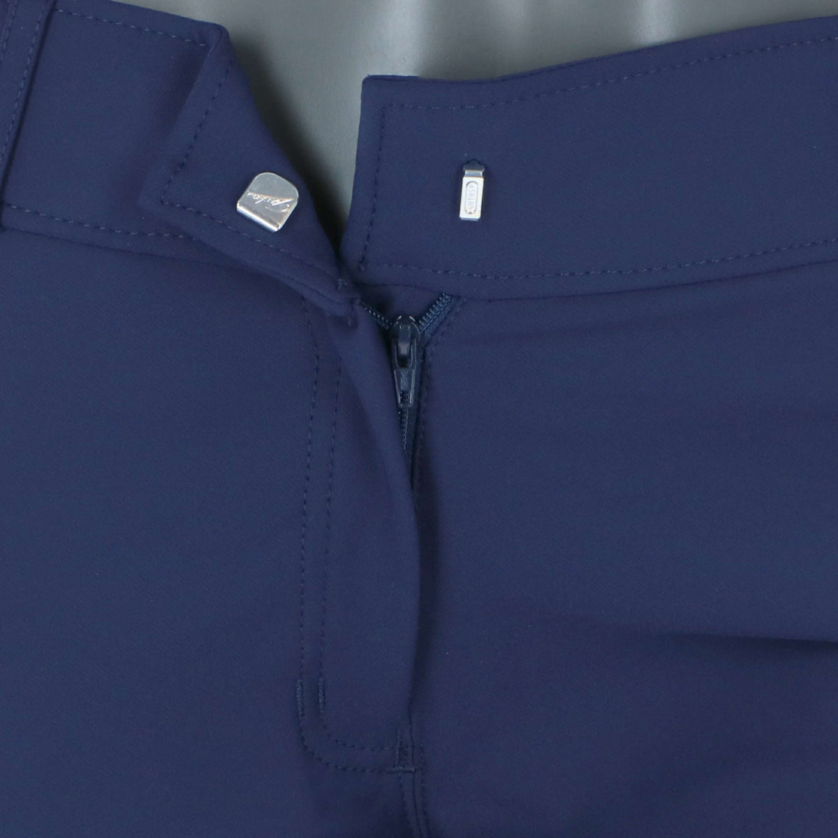 EQUITHÈME Pantalón de Equitación Bella Push-Up Rodilleras de Silicona Azul Marino