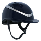 Charles Owen Gorra Halo Luxe Navy/Platino Brillo