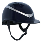 Charles Owen Gorra Halo Luxe Navy/Platino Brillo