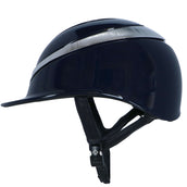 Charles Owen Gorra Halo Luxe Navy/Platino Brillo