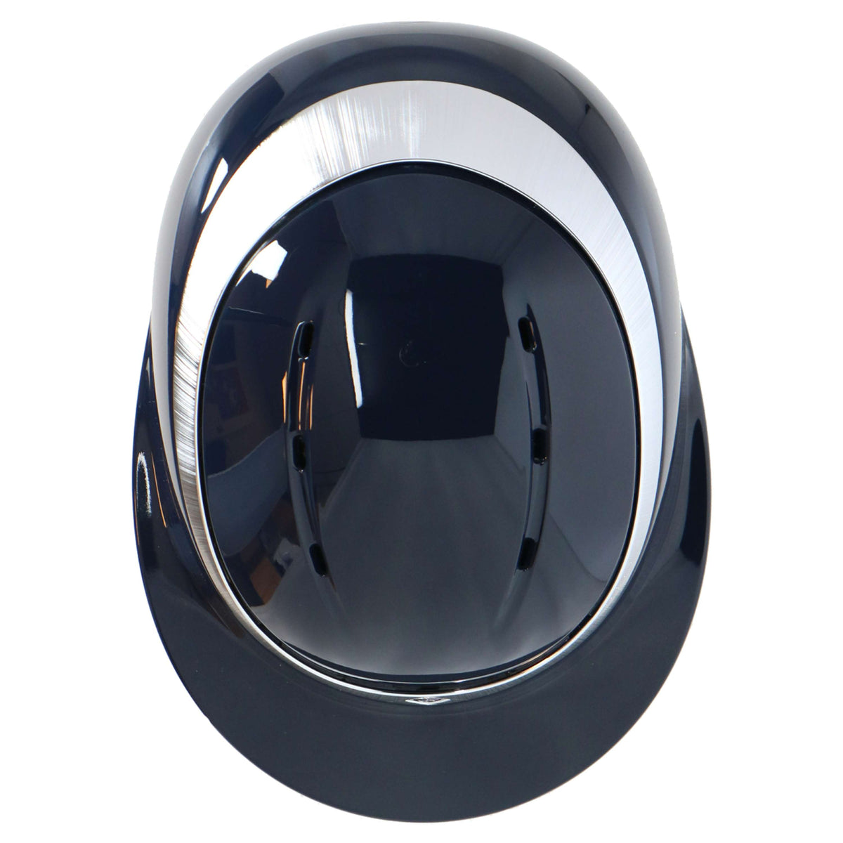 Charles Owen Gorra Halo Luxe Navy/Platino Brillo