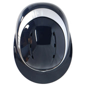 Charles Owen Gorra Halo Luxe Navy/Platino Brillo