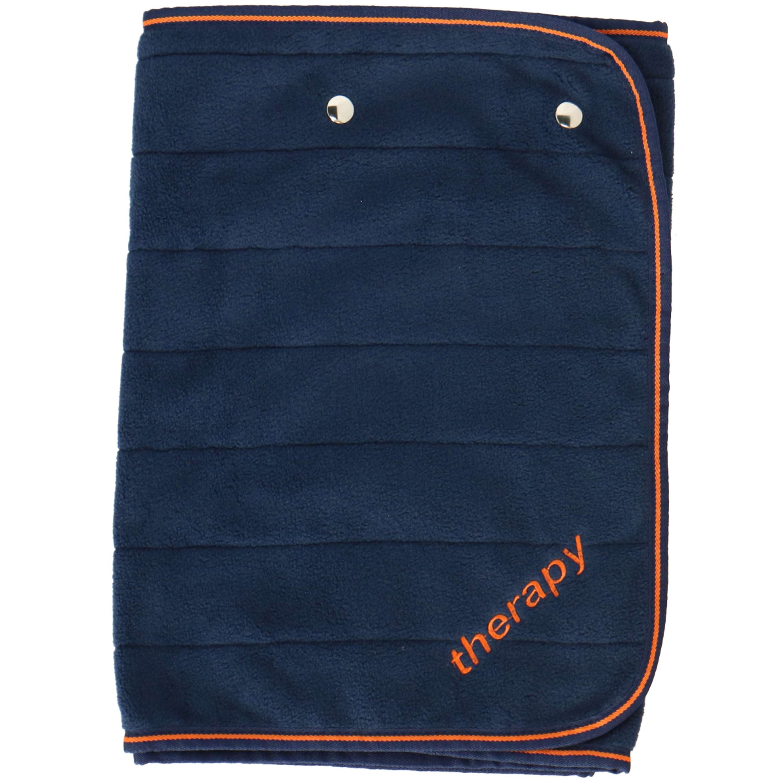 Bucas Manta de Forro Polar Therapy Marino Naranja