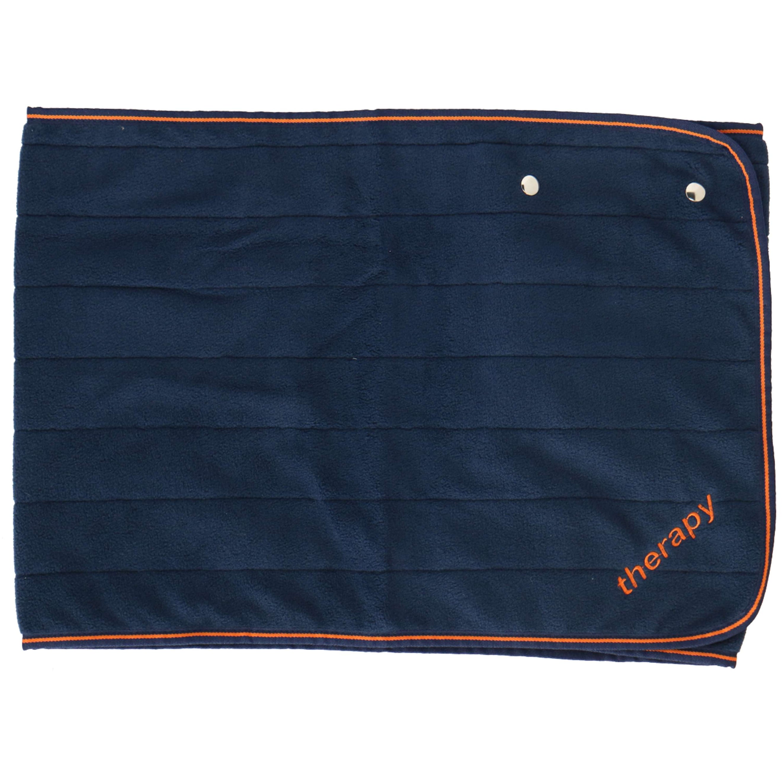 Bucas Manta de Forro Polar Therapy Marino Naranja