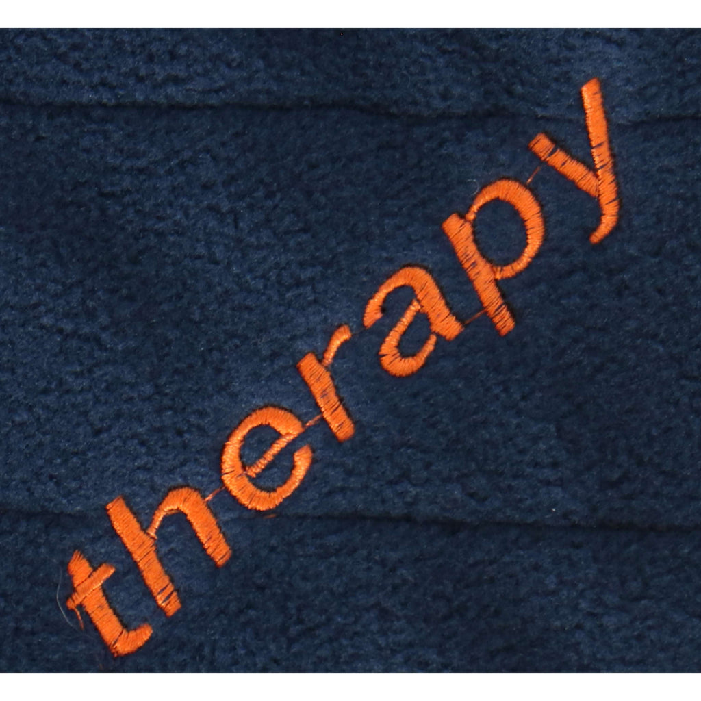 Bucas Manta de Forro Polar Therapy Marino Naranja