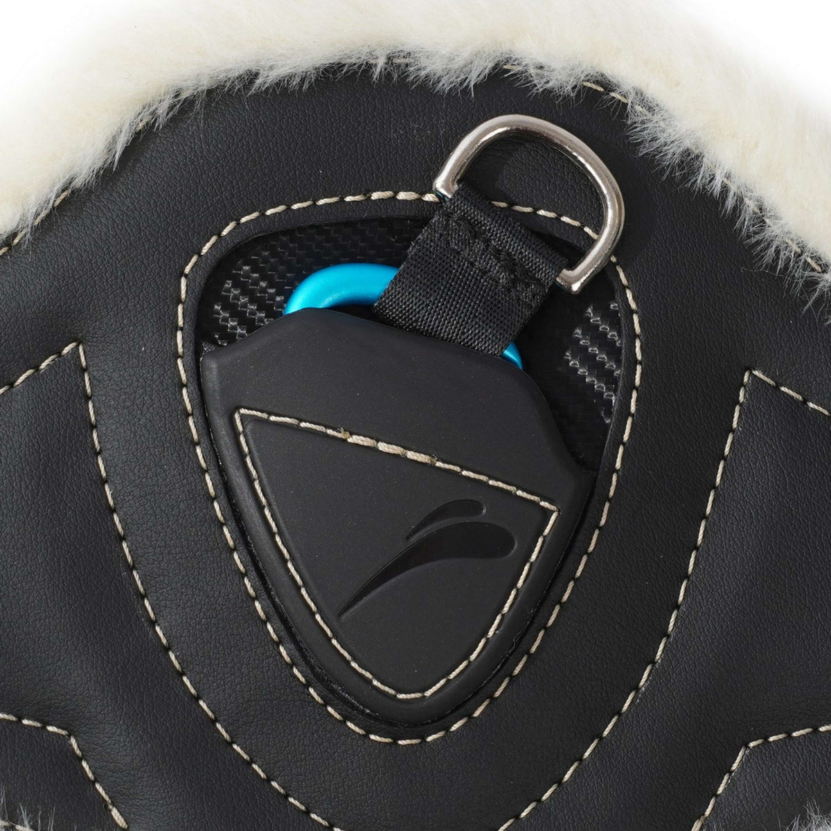 eQuick Cincha ES Jumping Fluffy Negro