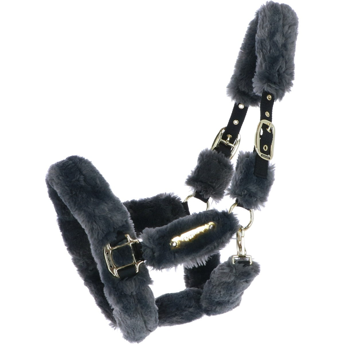 Kentucky Horsewear Cabezada Sheepskin Gris