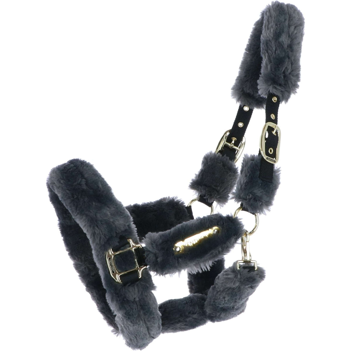 Kentucky Horsewear Cabezada Sheepskin Gris