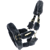 Kentucky Horsewear Cabezada Sheepskin Gris