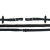 Schockemöhle Riendas Durasoft Grip Caucho Negro/Plata