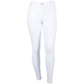 Schockemöhle Pantalón de Equitación Equinox Chayenne Full Grip Blanco