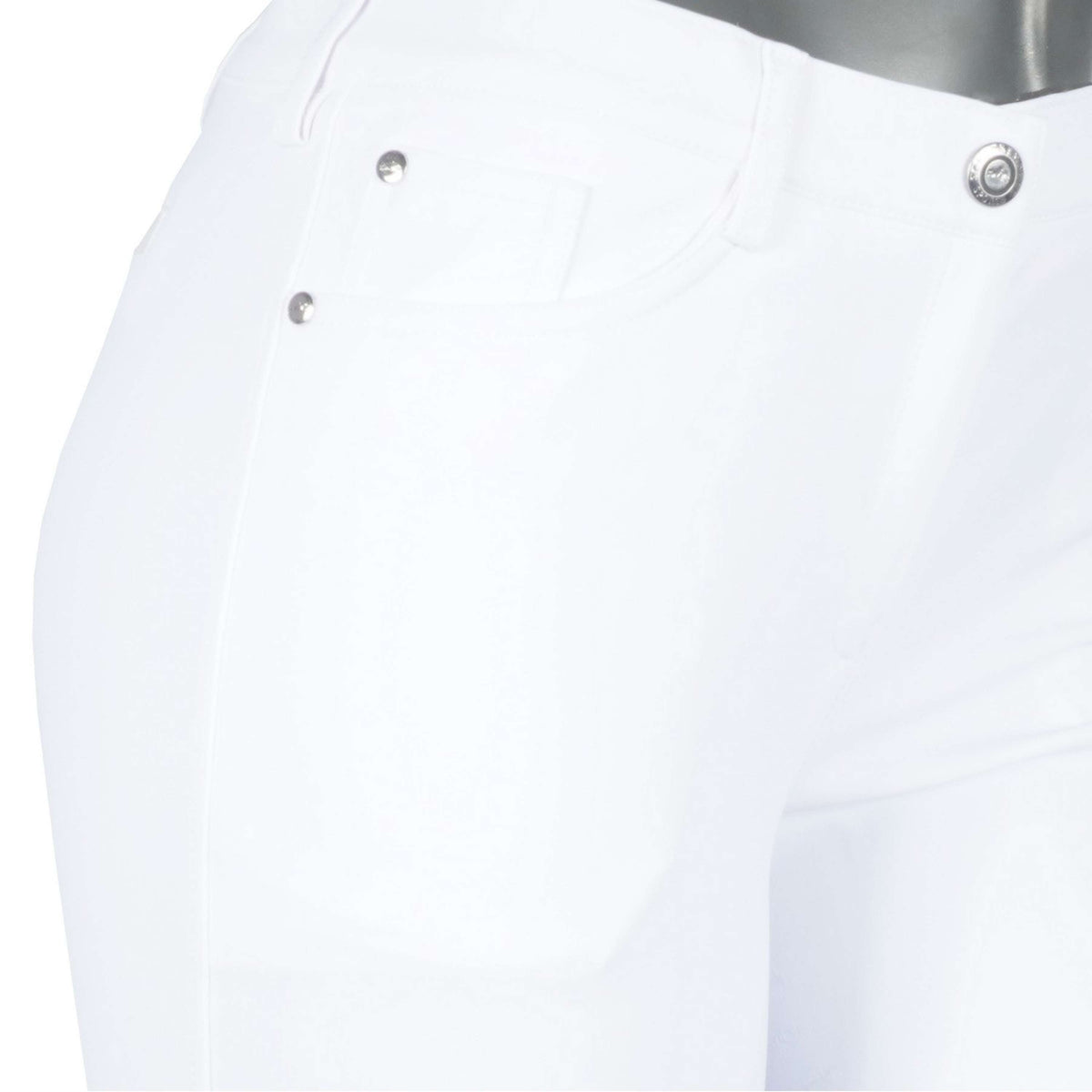 Schockemöhle Pantalón de Equitación Equinox Chayenne Full Grip Blanco