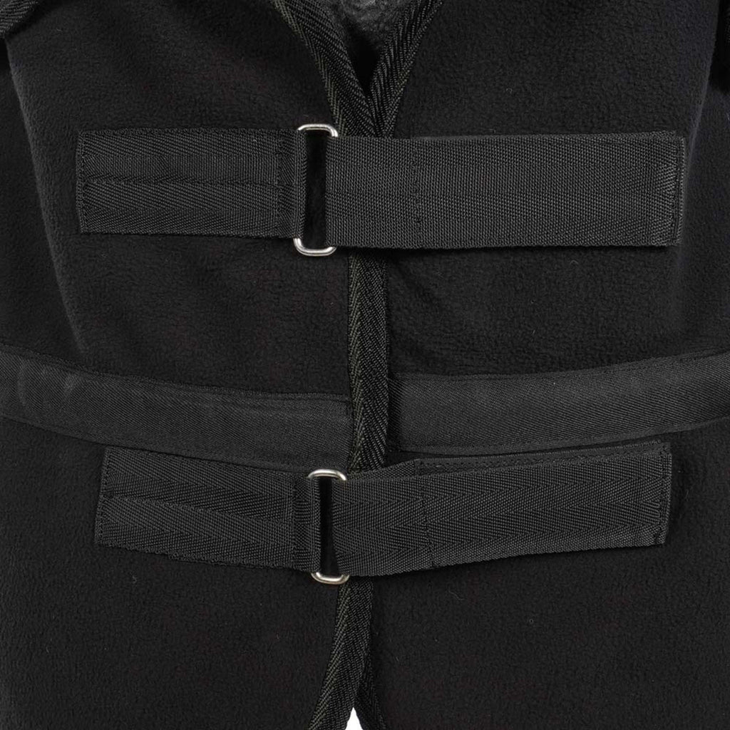Harry's Horse Manta de Forro Polar con Cuello Enrollable Negro