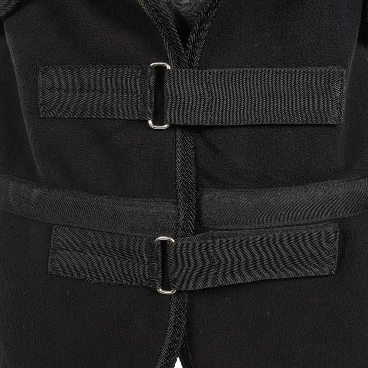 Harry's Horse Manta de Forro Polar con Cuello Enrollable Negro