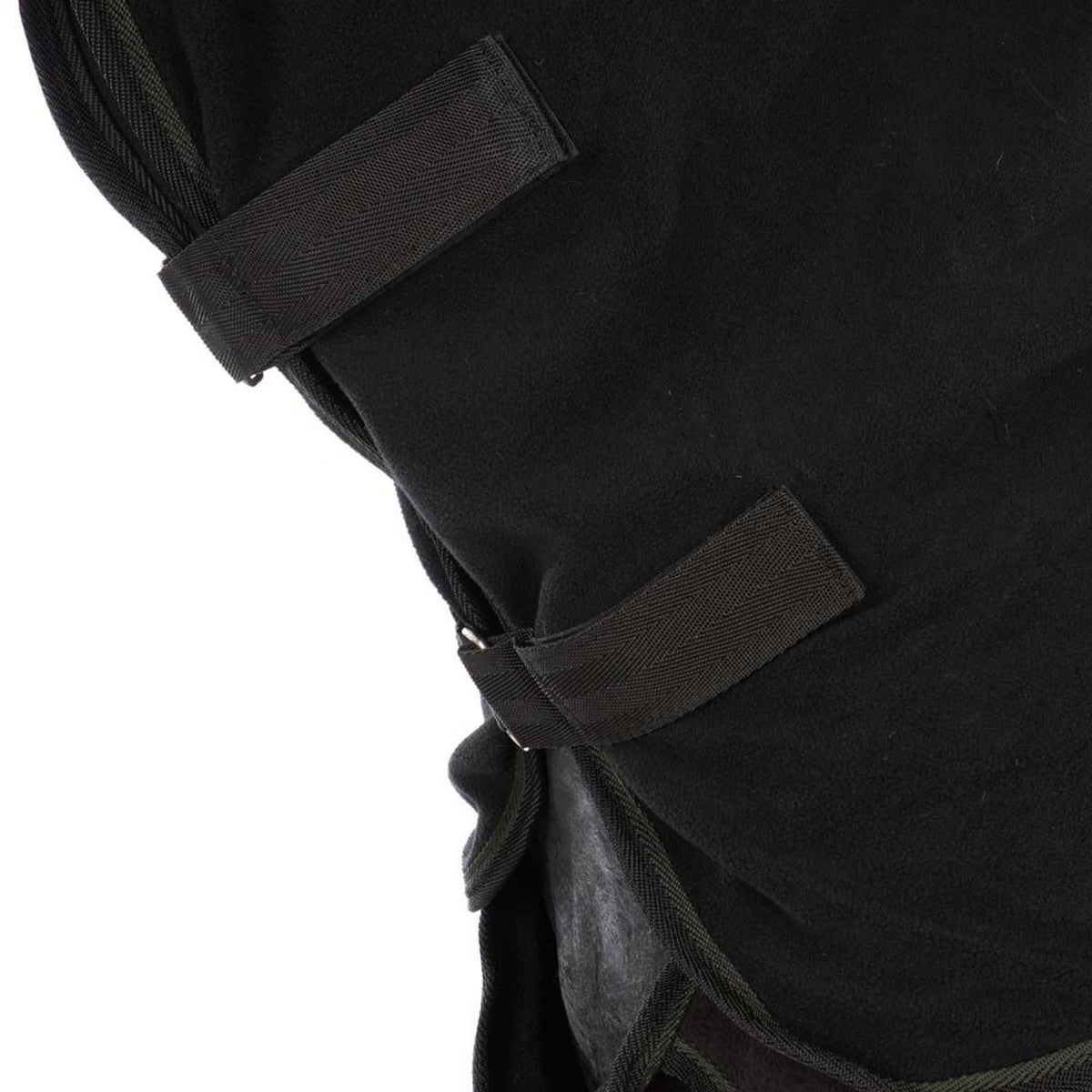 Harry's Horse Manta de Forro Polar con Cuello Enrollable Negro