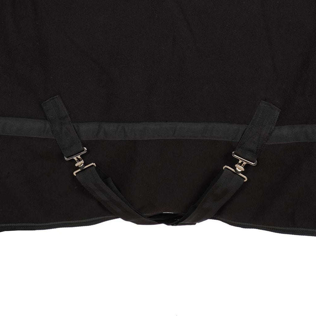 Harry's Horse Manta de Forro Polar con Cuello Enrollable Negro