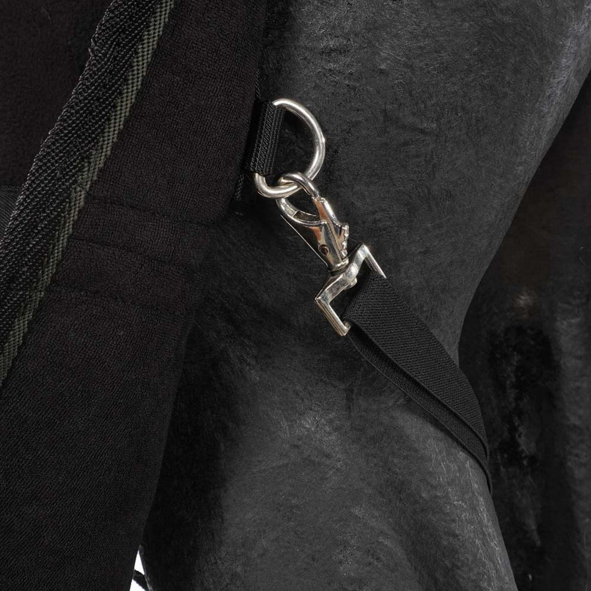 Harry's Horse Manta de Forro Polar con Cuello Enrollable Negro