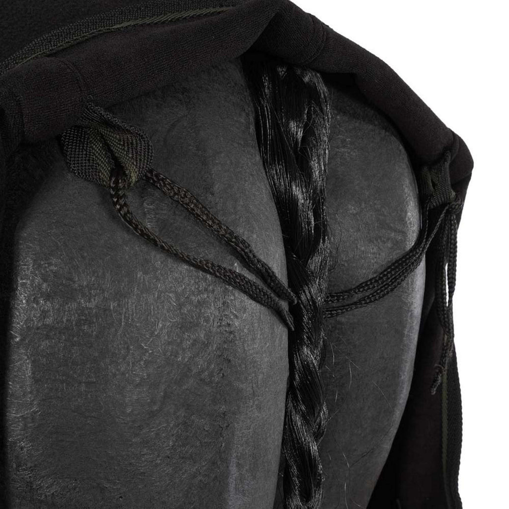 Harry's Horse Manta de Forro Polar con Cuello Enrollable Negro