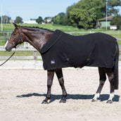 Harry's Horse Manta de Forro Polar con Cuello Enrollable Negro